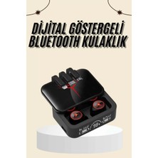 MidasTech Kablosuz Şarj Göstergeli Powerbank Özellikli Bluetooth Kulaklık Çağrı Cevaplayabilen Midastec