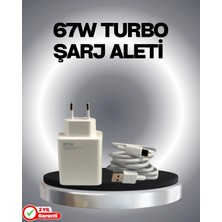 Gültekin 67 Watt Güvenli Hızlı Şarj Adaptörü Samsung M31 M33 M51 Uyumlu