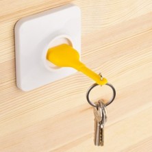 MidasTech  Yapışkanlı Priz Görünümlü Kapı Duvar Tipi Anahtarlık Askılık