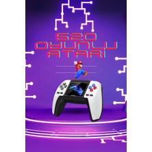 Gültekin Kablosuz Oyun Konsolu Atari Game Stick Retro Konsol 520 Oyunlu