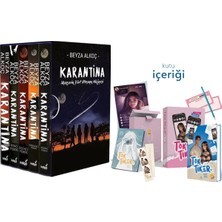 İndigo Kitap Karantina Serisi Seti-5 Kitap Takım- Ciltli Kutulu ve Toktiker 1 Özel Seri Kutulu Ciltli