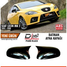 PINUKS Seat Leon 05-08  Yarasa Ayna Kapağı P.black Takım