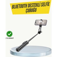 Gültekin Bluetooth Selfie Çubuğu – Işıklı, Katlanabilir, Uzaktan Kumandalı