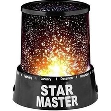 Gültekin Star Master Pilli Gökyüzü Projeksiyonlu LED Renkli Yıldızlı Tavan Işık Yansıtma Gece Lambas