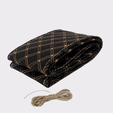 PINUKS Direksiyon Kılıfı Dikmeli 45-48CM Nakışlı Bej   D2004 Adet