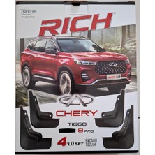 PINUKS Chery Tıggo 8 Pro 22- Paçalık  Ön-Arka  4lü Set Kutulu Set