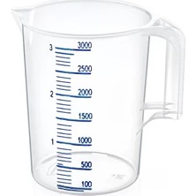 3 Litre Multi Ölçü Kabı Midastech
