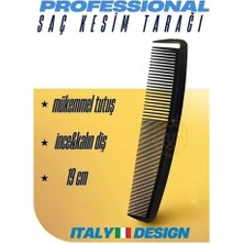 Gültekin Profesyonel Saç Kesim Tarağı Geniş Diş ve Ince Diş Tarak Saç Şekillendirme Düzeltme Tarağı