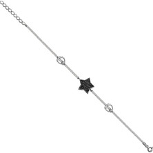 Kuyumcudükkanı Kuyumcudukkani  Ayyıldız Bileklik- 50219-W-BLK