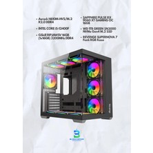 OEM Rx 9060 Xt 16GB Gaming Pc | I5 12400F | 16GB Ram | 1tb Nvme SSD | 7 Fanlı Kasa | Yüksek Fps Oyuncu Bilgisayarı