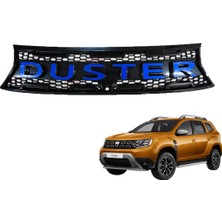 PINUKS Dacıa Duster Spor Ön Panjur Mavi Duster Yazılı Adet