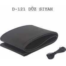 PINUKS Direksiyon Kılıfı Dikmeli Düz Siyah Adet