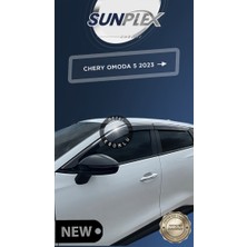 PINUKS Chery Omoda 5 23-  Chrome Cam Rüzgarlığı  4lü Takım