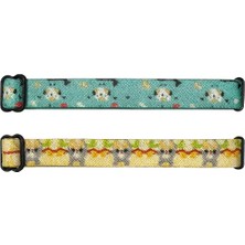 Desenli Zilli Kedi Tasması Midastech