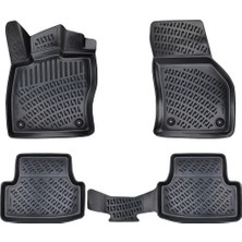 PINUKS Vw Golf 7 13-/golf 8 Manuel 19- /leon 13-19-/karoq 18-/cupra-Ateca 16- 3D Paspas Siyah Takım