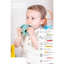 Koyu Yeşil Bebek Silikon Diş Kaşıyıcı Midastech