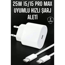 Güç Adaptörü ve Kablosu Şarj Aleti 15/15 Pro Max Uyumlu Hızlı Şarj Midastech