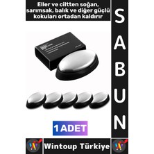 Wintoup #sabun Özel Üretim Soğan Sarımsak Balık Ağır Güçlü Kötü Koku Giderici Hijyenik Pratik Metal Sabun