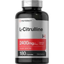 Horbaach L-Citrulline 2400MG Per Serving | 180 Capsules