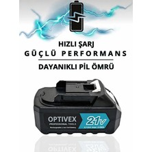 Optivex 21V Akülü Testere Bataryası