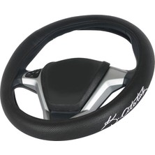 PINUKS Direksiyon Kılıfı Poşetli Geçme 38CM Imzalı Beyaz Adet