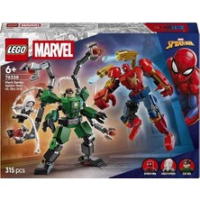 Gültekin 76338 LEGO Marvel Robot Savaşı: Spider-Man, Doktor Oktopusa Karşı 315 Parça +6 Y
