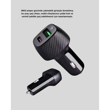 Gültekin Bluetooth Aux Çevirici ve Pd Destekli Araç Şarj Cihazı 2’li Set
