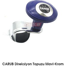 PINUKS Direksiyon Topuzu Lux  Mavi- Krom Adet