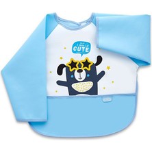 Freedom Storee Poli Muşamba Kollu Mama Önlüğü 034 Mavi