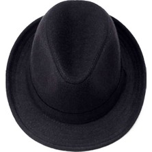 Markaon Çocuk Boy Siyah Kumaş Fötr Şapka Gösteri Şapkası Michael Jackson Şapkası 54 No Nessiworld