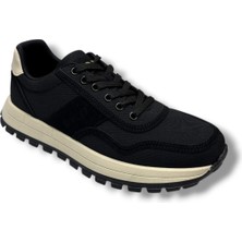 Ryt 26YM Med-26 Keten Anatomik Taban Erkek Sneaker Siyah Bej
