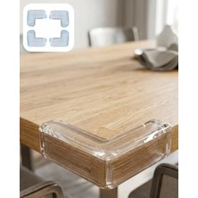 Midas Toptan Home Çocuk Güvenlik Köşe Koruyucu 4 Lü Set Masa Sehpa Köşe Aparatı