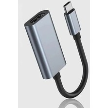 TechnoStation Type-C HDMI Çevirici Adapter 4K Type-C Kabloyu HDMI Girişe Çeviren Cihaz Yüksek Çözünürlük Destekli