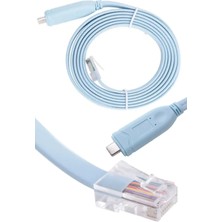 TechnoStation Type C Konsol Yapılandırma Kablosu, Type C - RJ45 Seri Yönlendirici Dönüştürücü Çevirici Kablo