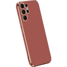 Brc Design Galaxy S24 Ultra Kılıf Volet - Kırmızı