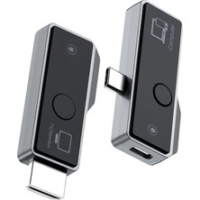 Gampus 2li Verici ve Alıcı Set Kablosuz Görüntü Aktarma Seti Wifi Yeni Nesil HDMI Type-C Görüntü Aktarıcı