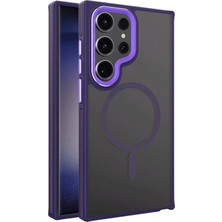 Brc Design Joko Galaxy S23 Ultra Ner Magsafe Kapak - Derin Mor