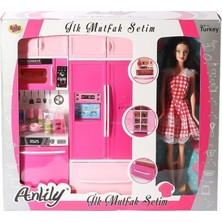 Freedom Storee 02318 Anlily Bebekli Mutfak Dolabı Oyun Seti
