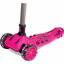 Freedom Storee 3 Tekerlekli Işıklı Maxi Scooter Pembe