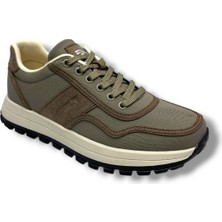 Ryt 26YM Med-26 Keten Anatomik Taban Erkek Sneaker Zeytin Bej