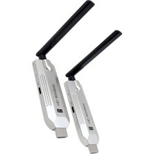 TechnoStation 1 To 2 Kablosuz HDMI Verici ve Alıcı Seti – 1080P 60Hz Full Hd Görüntü Aktarıcı Yeni Nesil Kablosuz
