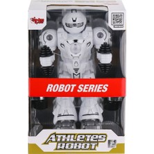 Freedom Storee DF-6026 Işıklı ve Müzikli Hareketli Atletik Sporcu Robot -Vardem Oyuncak