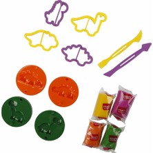 Freedom Storee S01004734 Oyun Hamur Set Kçk Dino 14 Prç -Sun