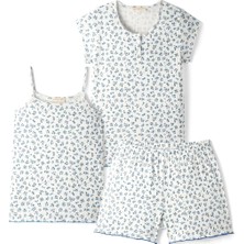 Petit Coral Floral Whisper Pijama Takımı - Anne