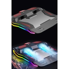 TechnoStation Yeni Nesil Laptop Notebook Soğutucu Turbo Soğutucu Ofis Oyuncu Laptop Soğutucu Stand
