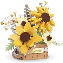 Freedom Storee P1085 Çiçek Buketi 498 Parça Block Oyuncak