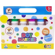 Freedom Storee Lino Dot Markers 6'lı Yıkanabilir