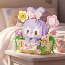 Freedom Storee LZ-8805  mor Tavşan 400 Parça Block Oyuncak