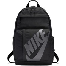 Özcan Sport Nike Gri Baskılı 0944 Unisex Spor Siyah Sırt Çantası