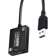 TechnoStation 4K HDMI Video Capture Card - USB 3.0 Ultra Hd Görüntü Kayıt Kartı USB Görüntü ve Ses Aktarıcı